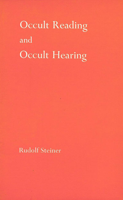 Occult Reading and Occult Hearing